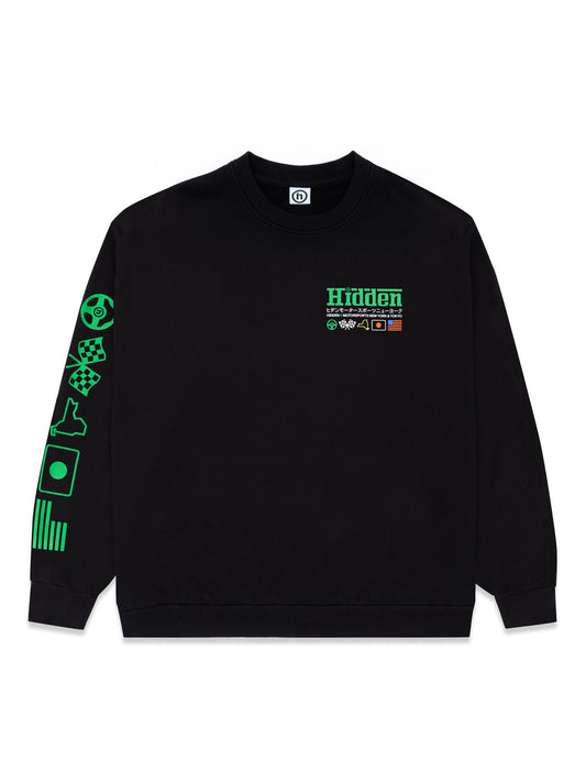 Hidden NY Selection Screen L/S Tee Black