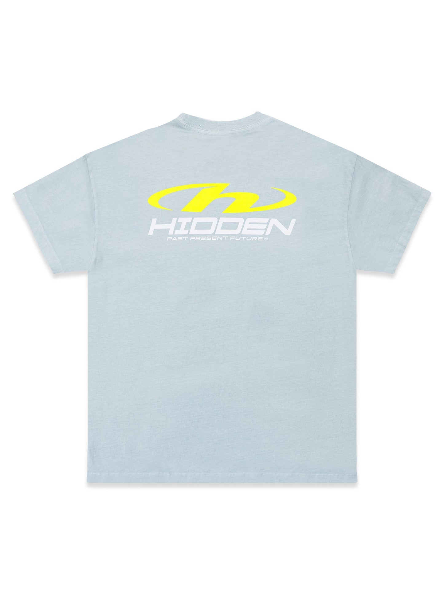 Hidden NY Oval h Tee Dusty Blue