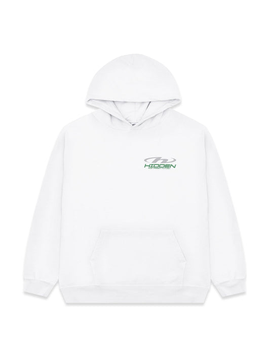 Hidden NY Oval h Hoodie White