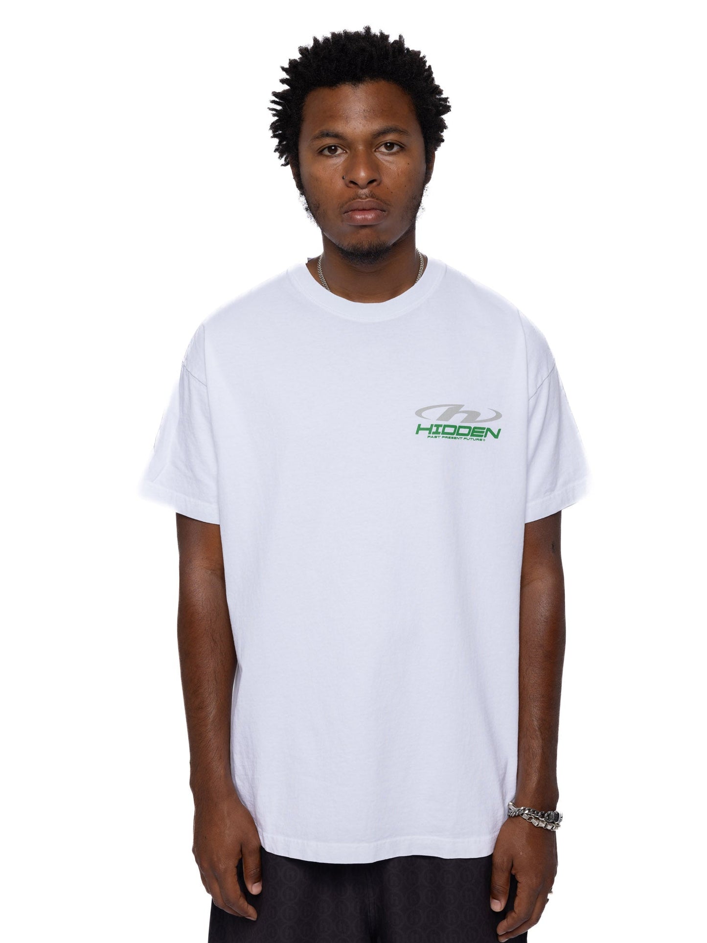 Hidden NY Oval h Tee White