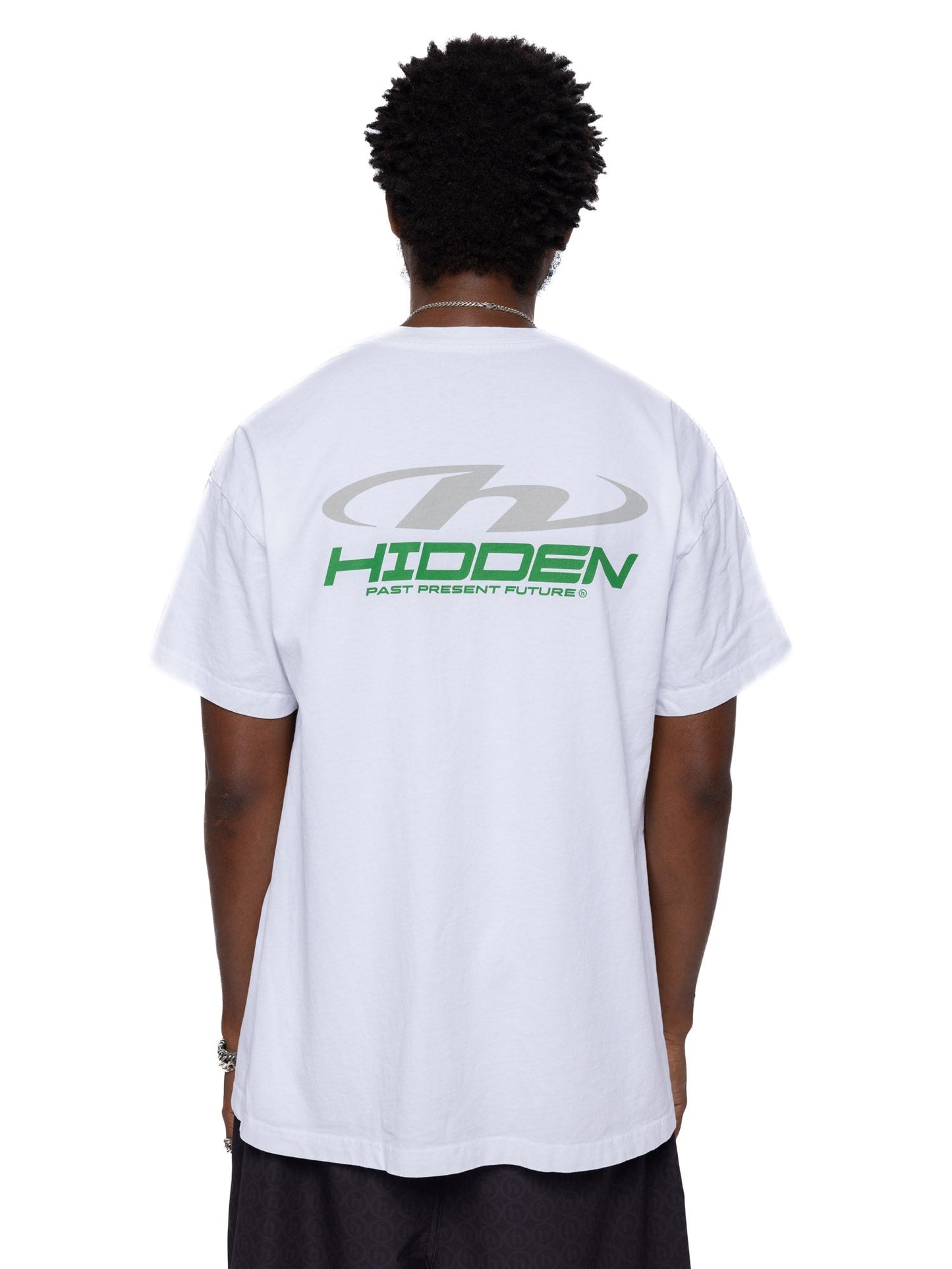 Hidden NY Oval h Tee White