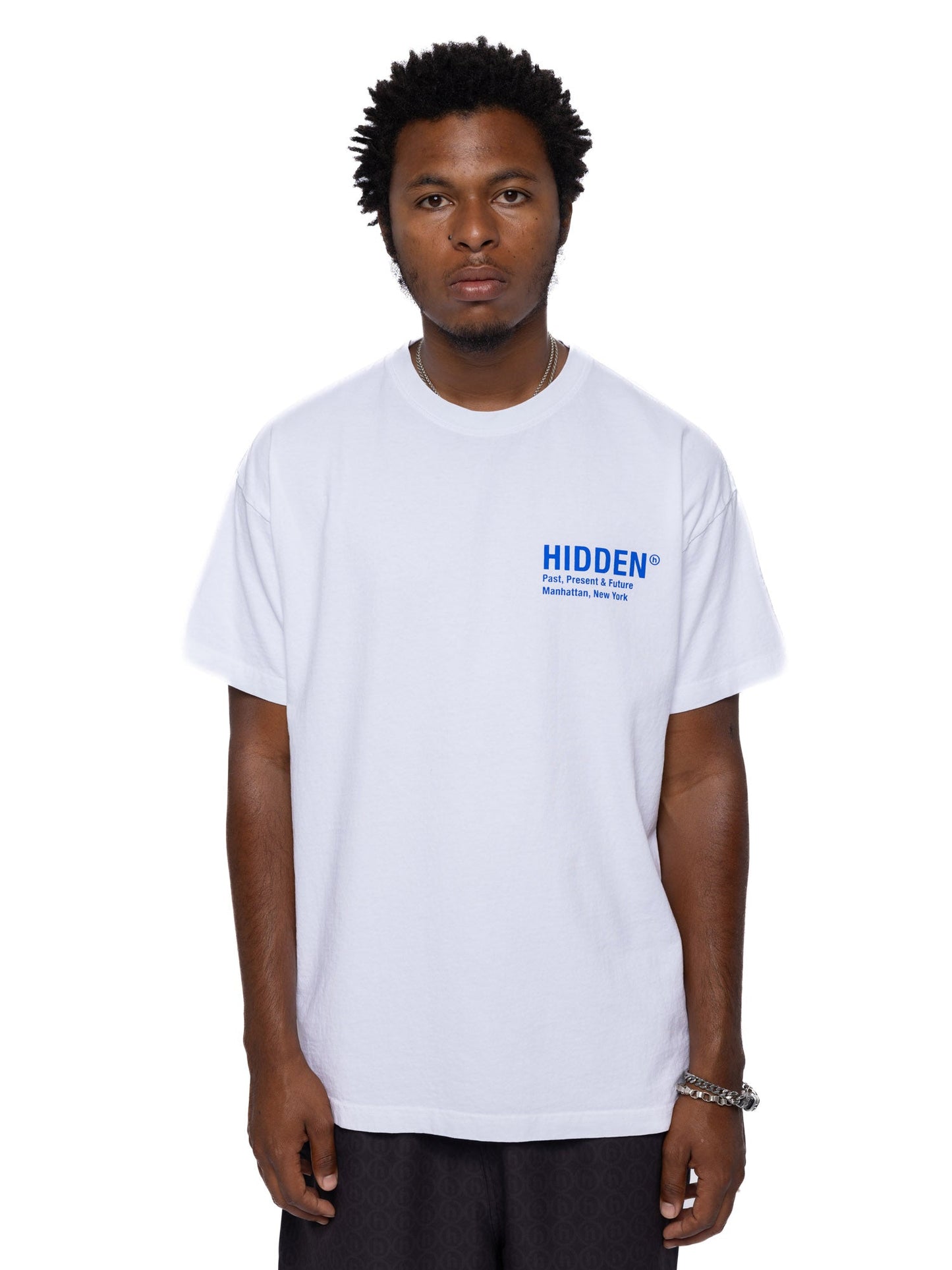 Hidden NY H Logo Tee White