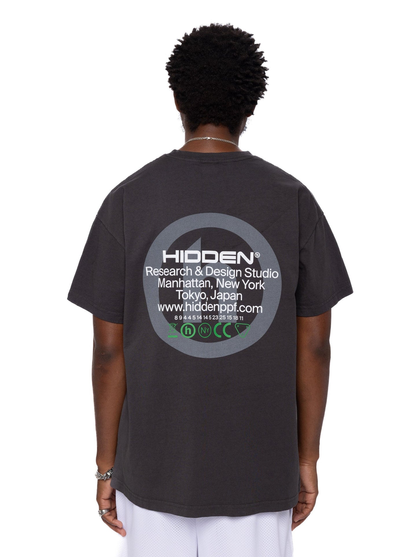 Hidden NY HIDDEN Research & Development Tee Washed Grey