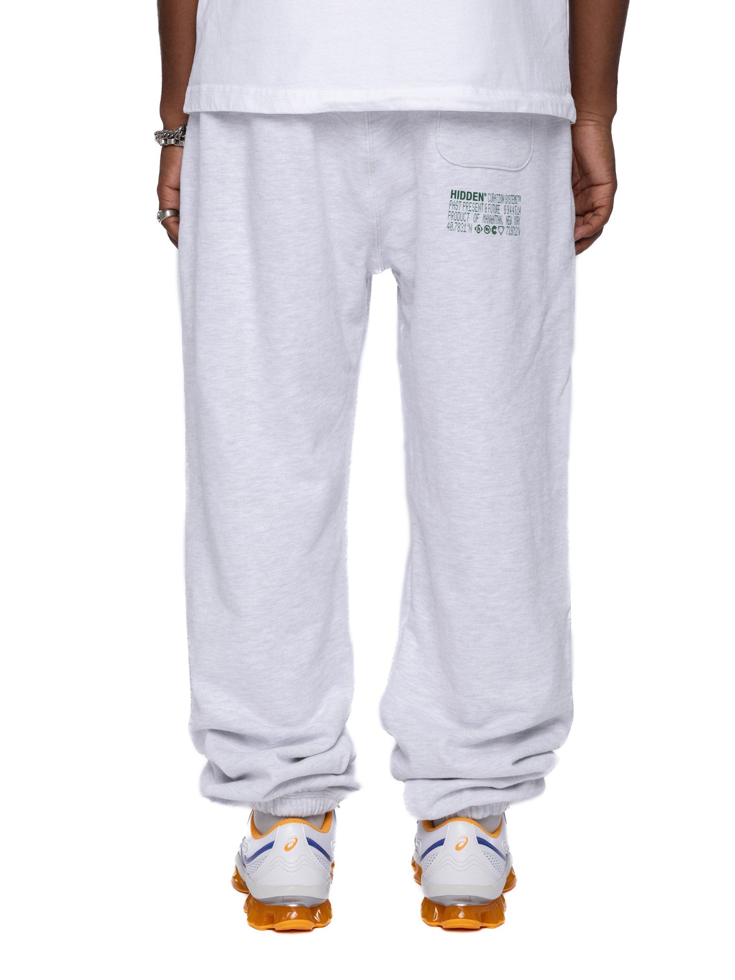 New York Yankees x Hidden NY Pixelated NY Sweatpants Heather Grey