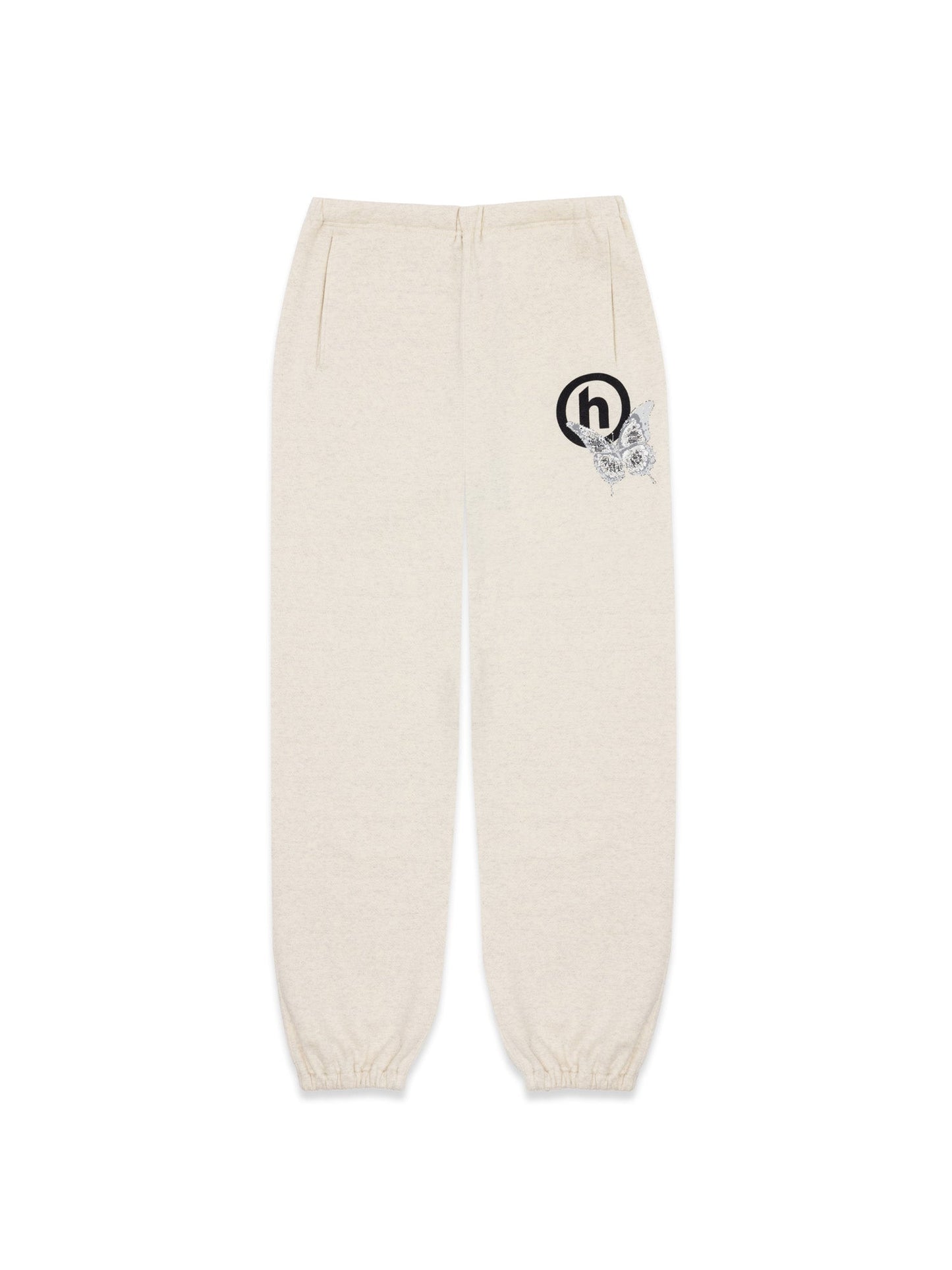 Hidden NY x Needles H Logo Pixel Butterfly Sweatpant Oatmeal