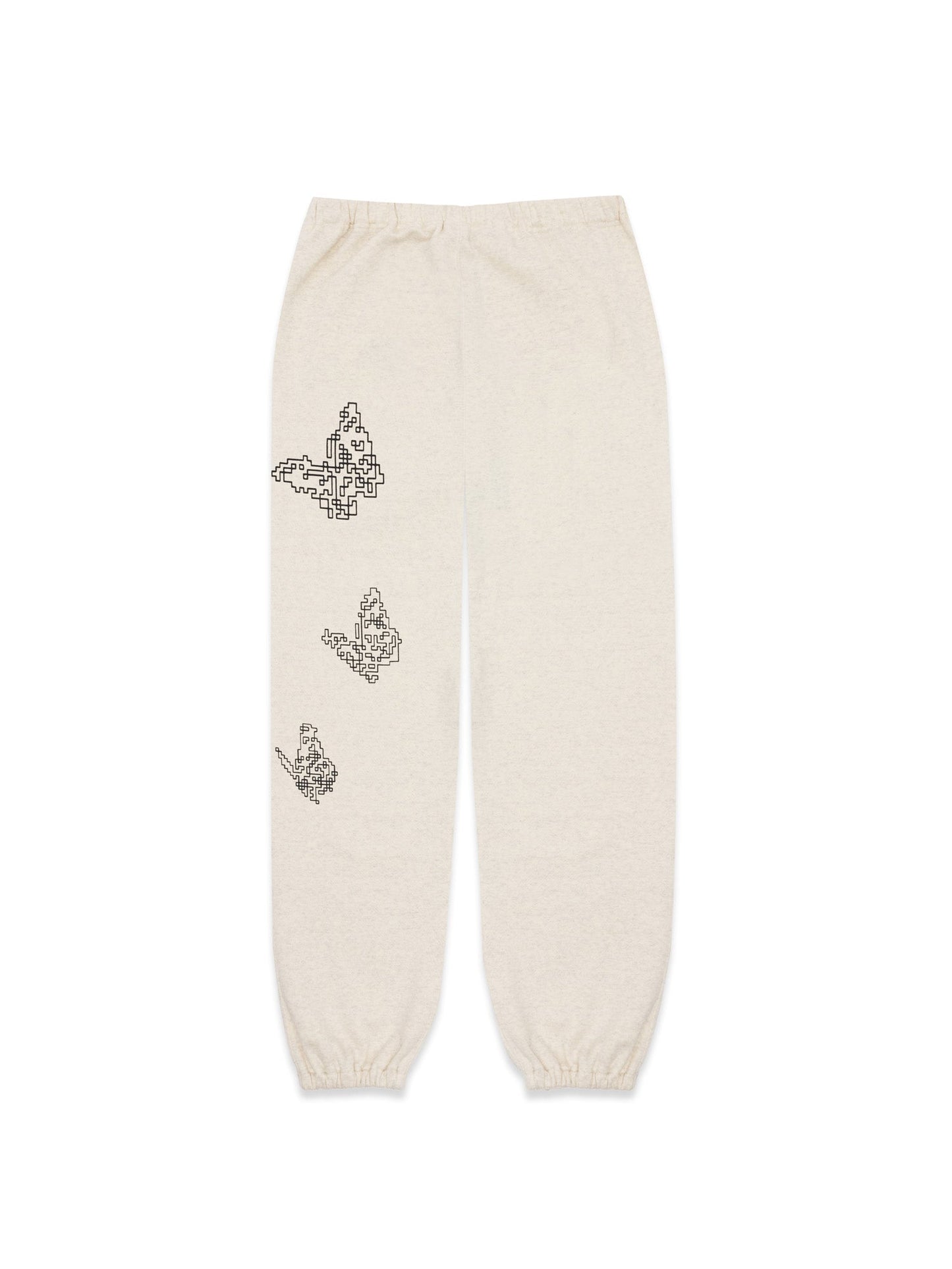 Hidden NY x Needles H Logo Pixel Butterfly Sweatpant Oatmeal