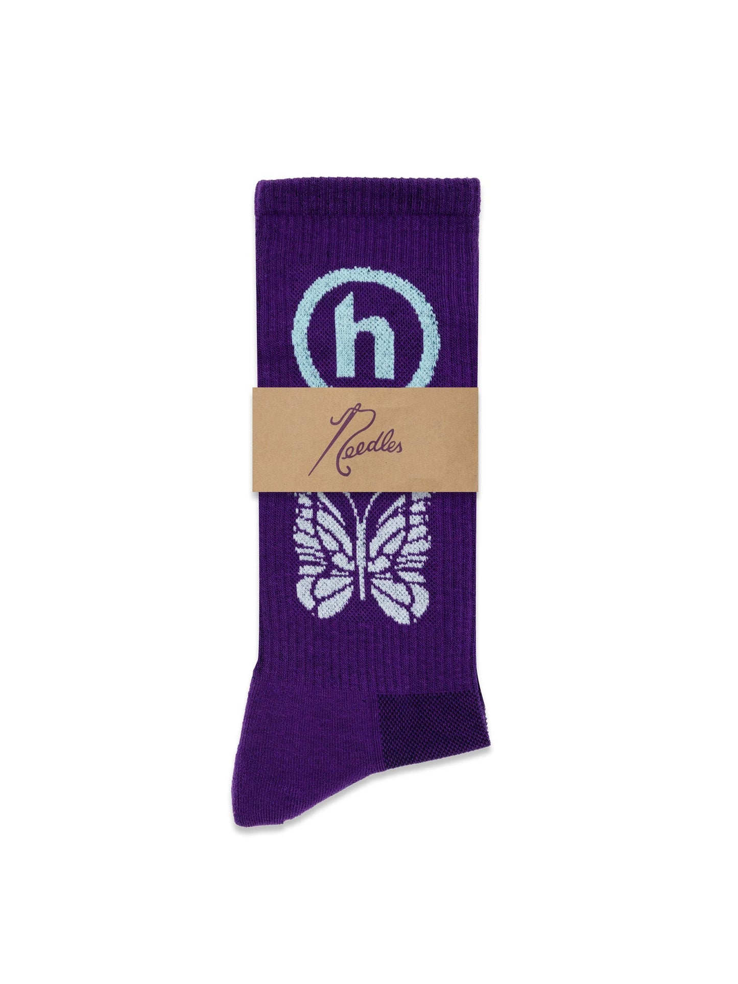 Hidden NY Hidden Needles Logo Sock Purple