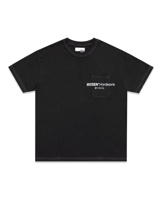 Hidden NY Hardware Contrast Tee Black