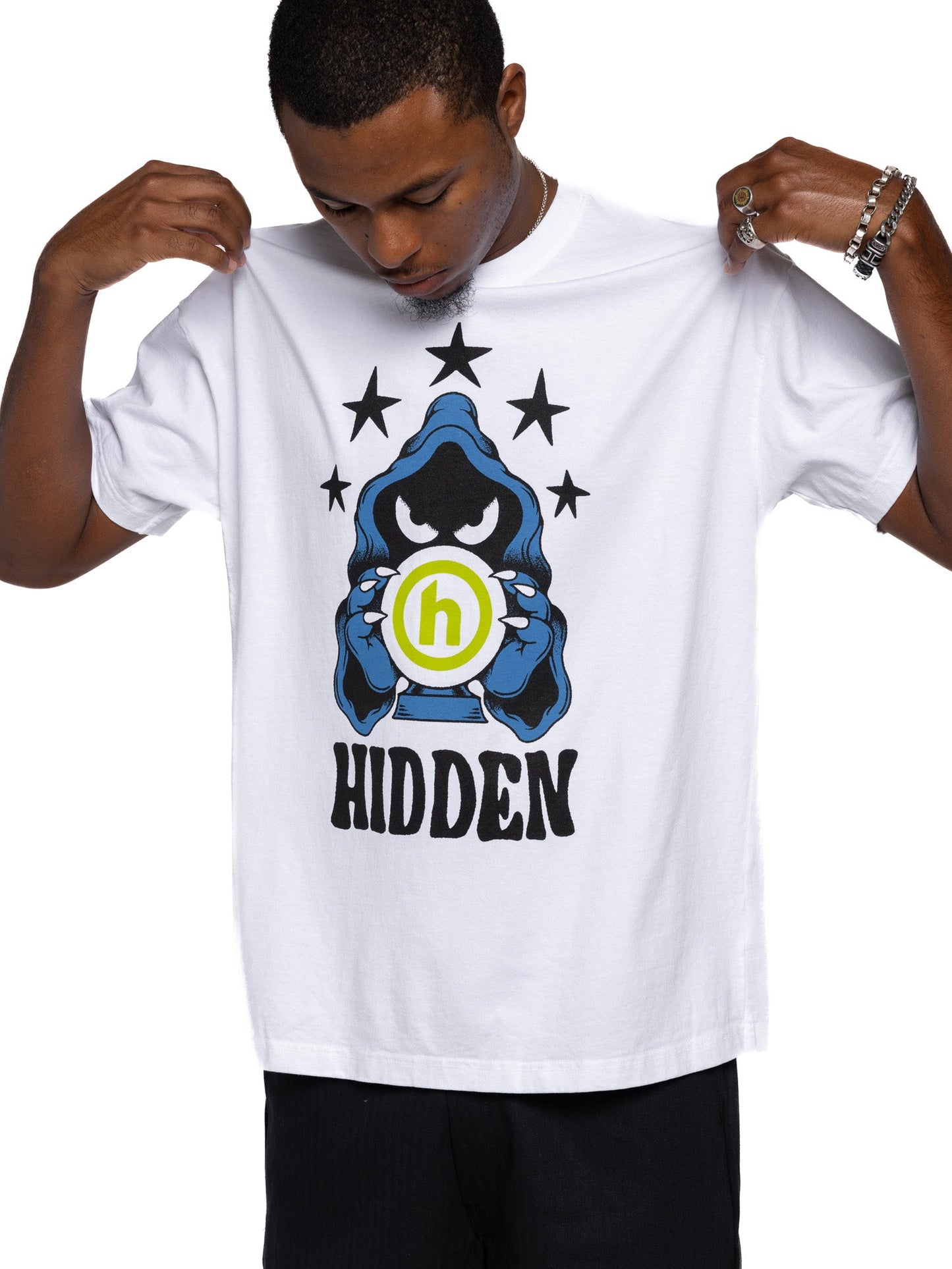 Hidden NY Five Star Wizard Tee White