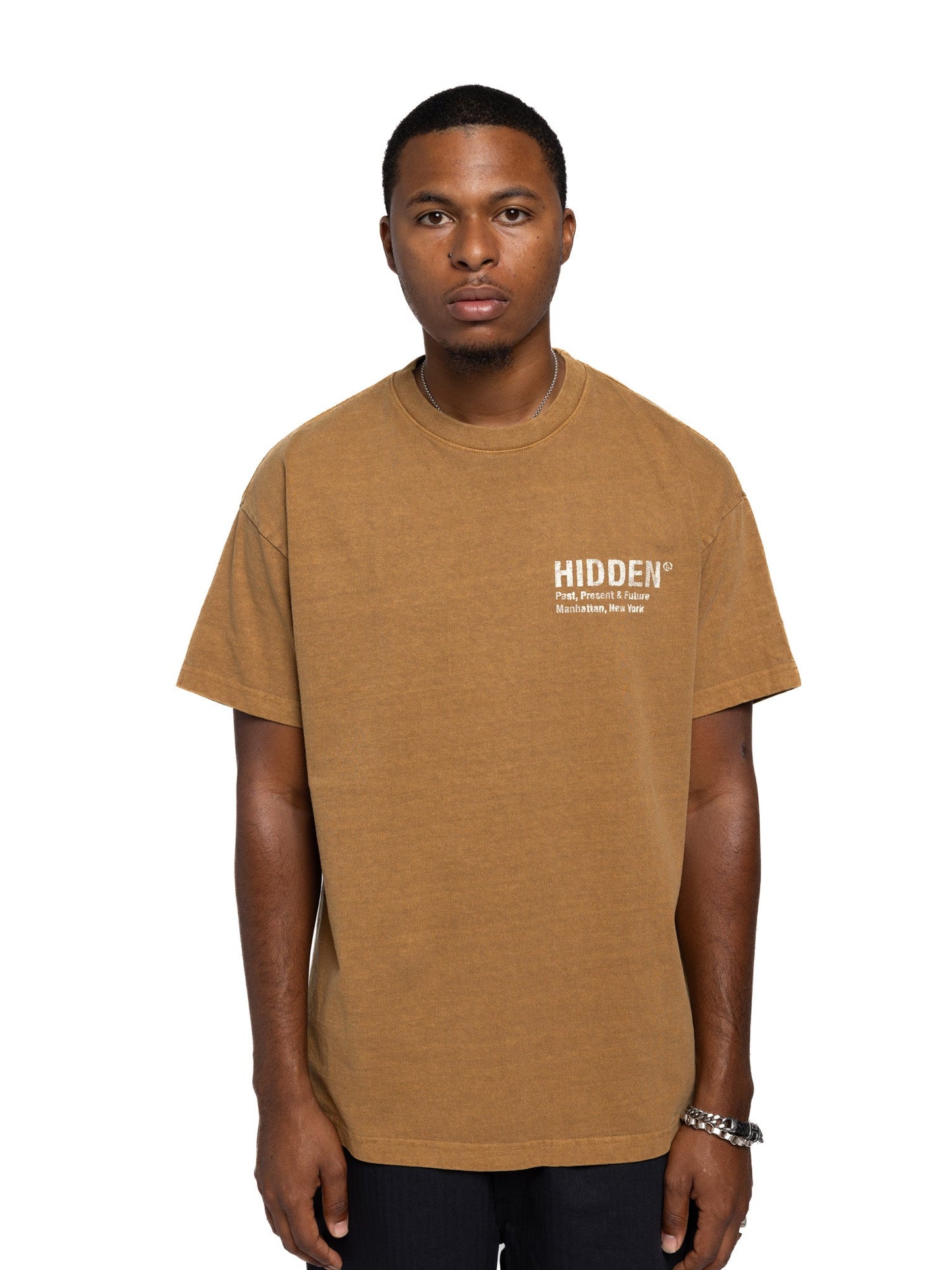 Hidden NY Shattered H Logo Tee Khaki