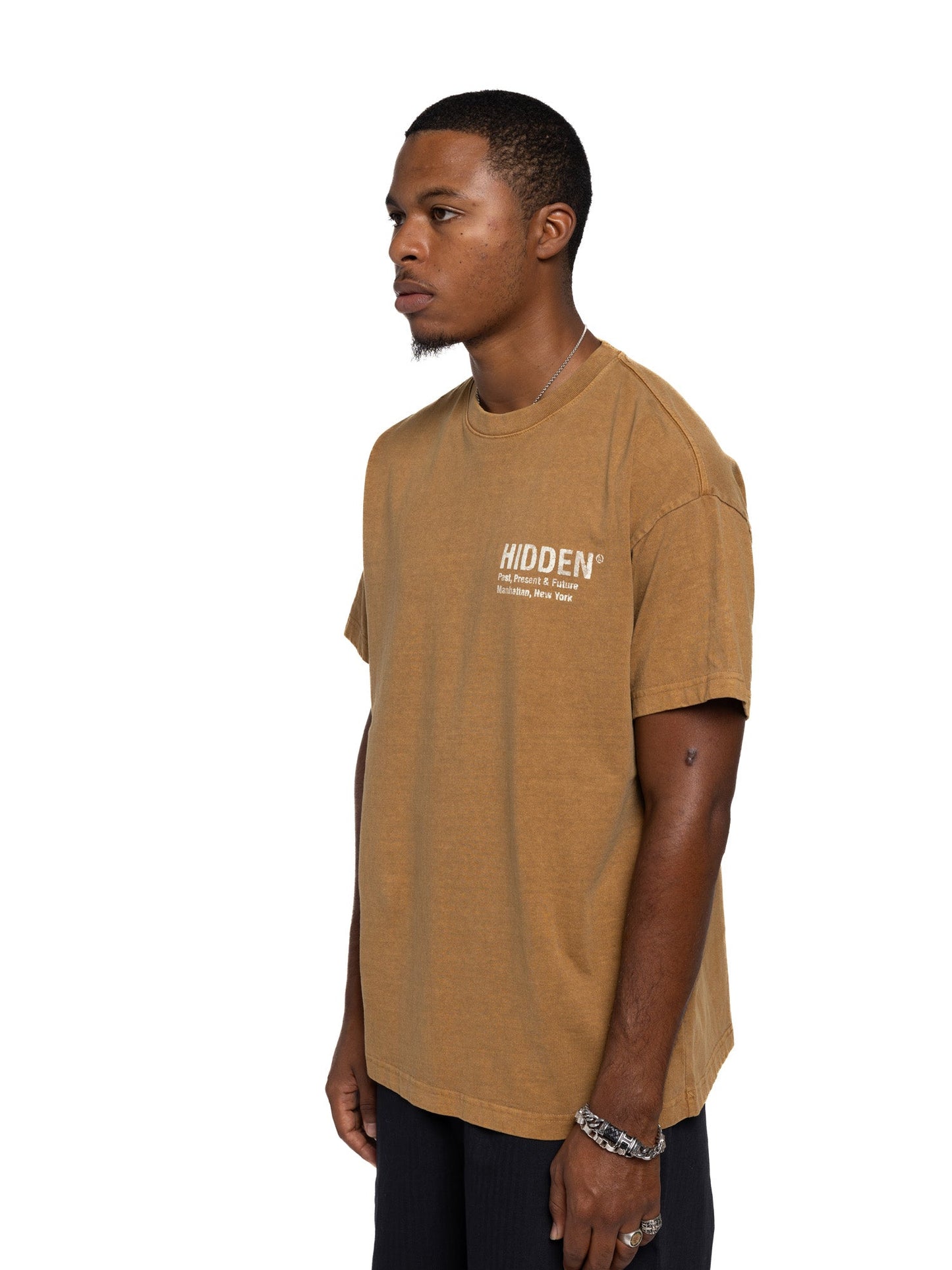 Hidden NY Shattered H Logo Tee Khaki