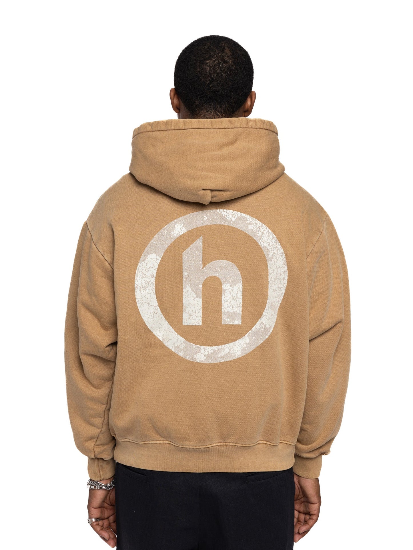 Hidden NY Shattered H Logo Hoodie Khaki