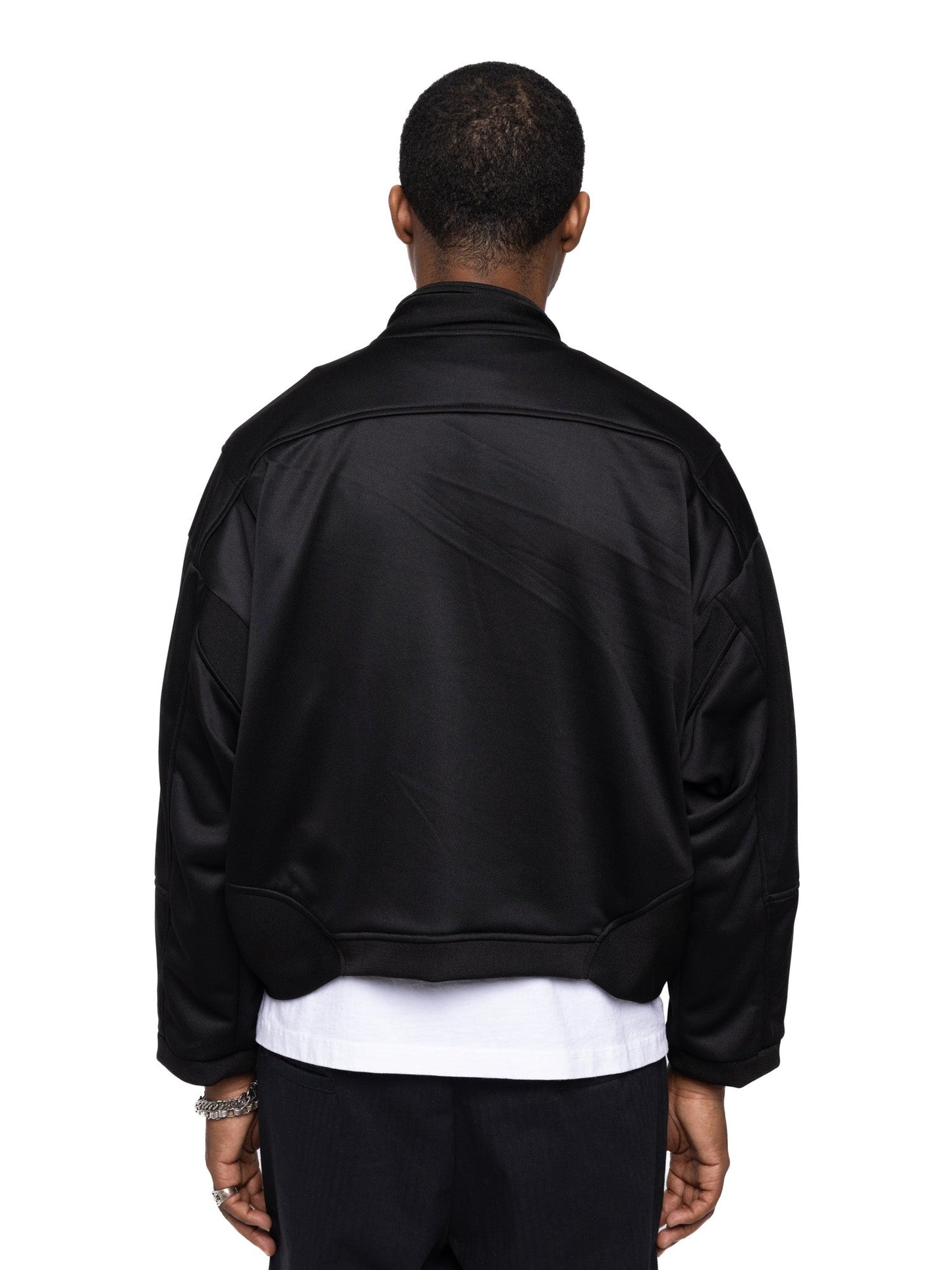 Hidden NY Multi-Paneled Track Jacket Black