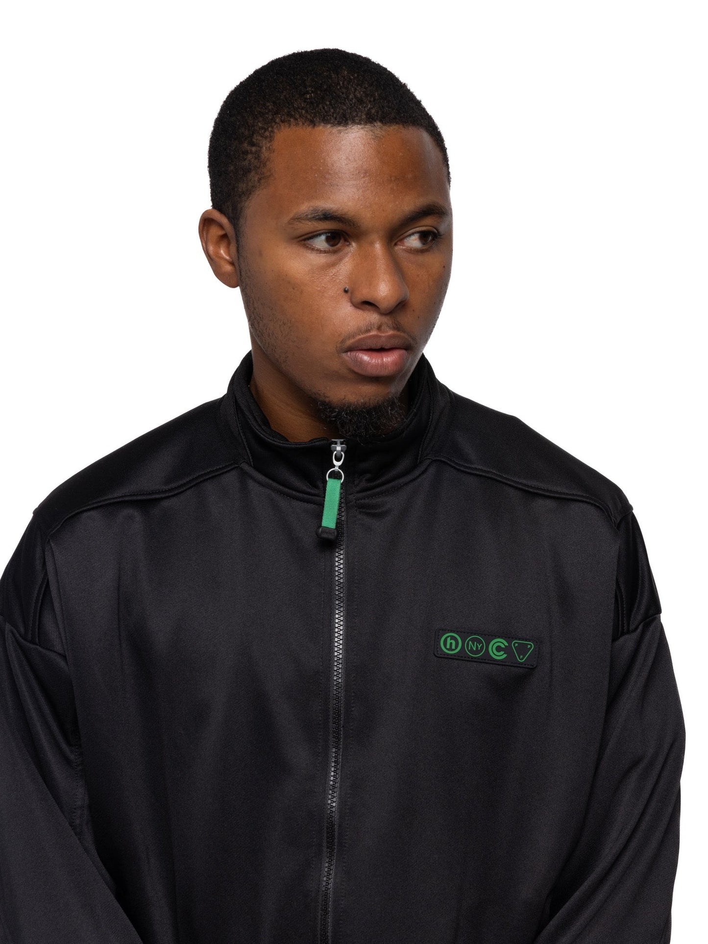 Hidden NY Multi-Paneled Track Jacket Black