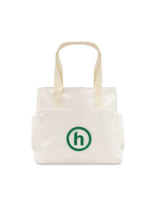 Hidden NY Embroidered Tote Bag White