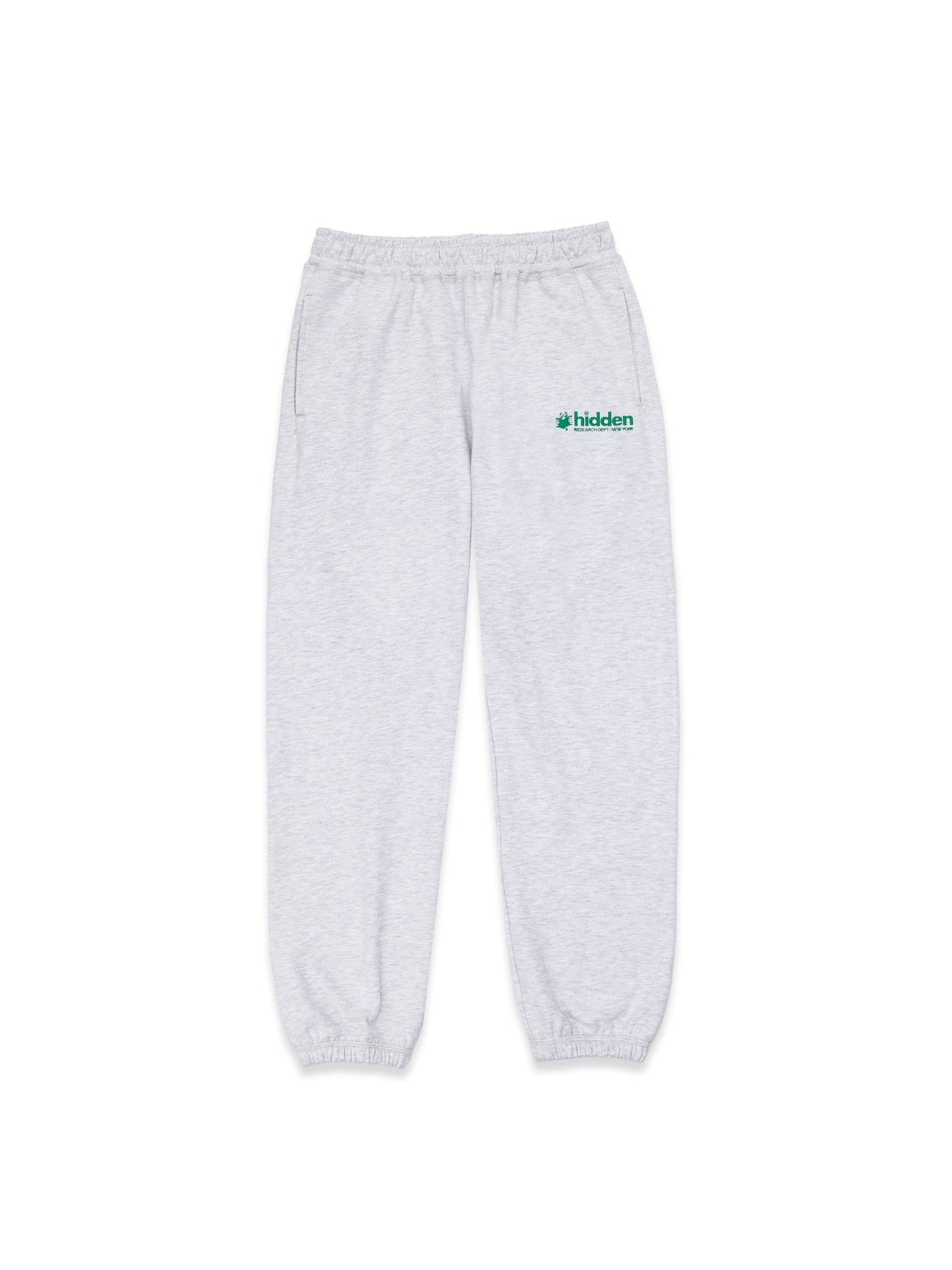 Hidden NY Embroidered Bookmark Sweatpant Heather Grey