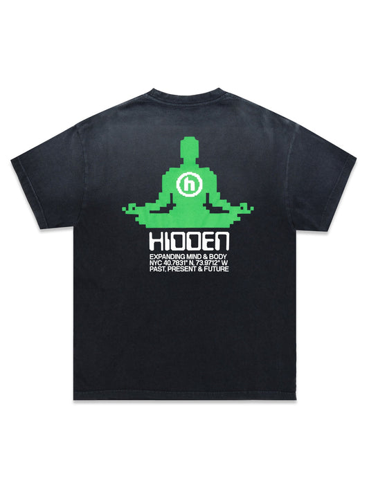 Hidden NY HIDDEN Zen Tee Washed Black