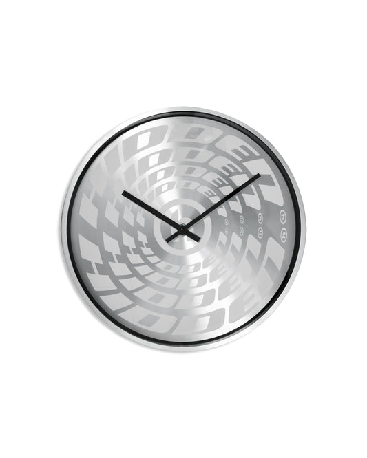 Hidden NY Spiral Aluminum Clock