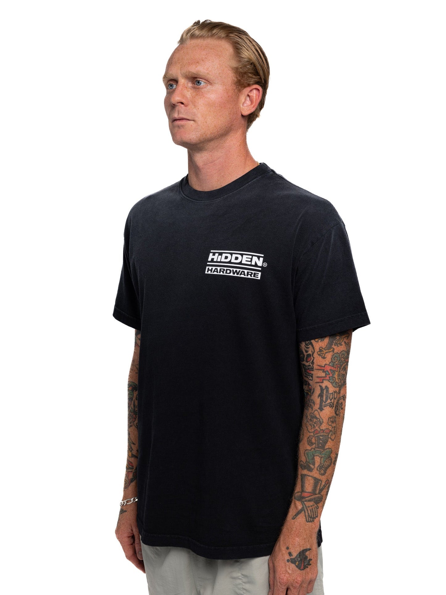 Hidden NY Rotating Blade Tee Washed Black