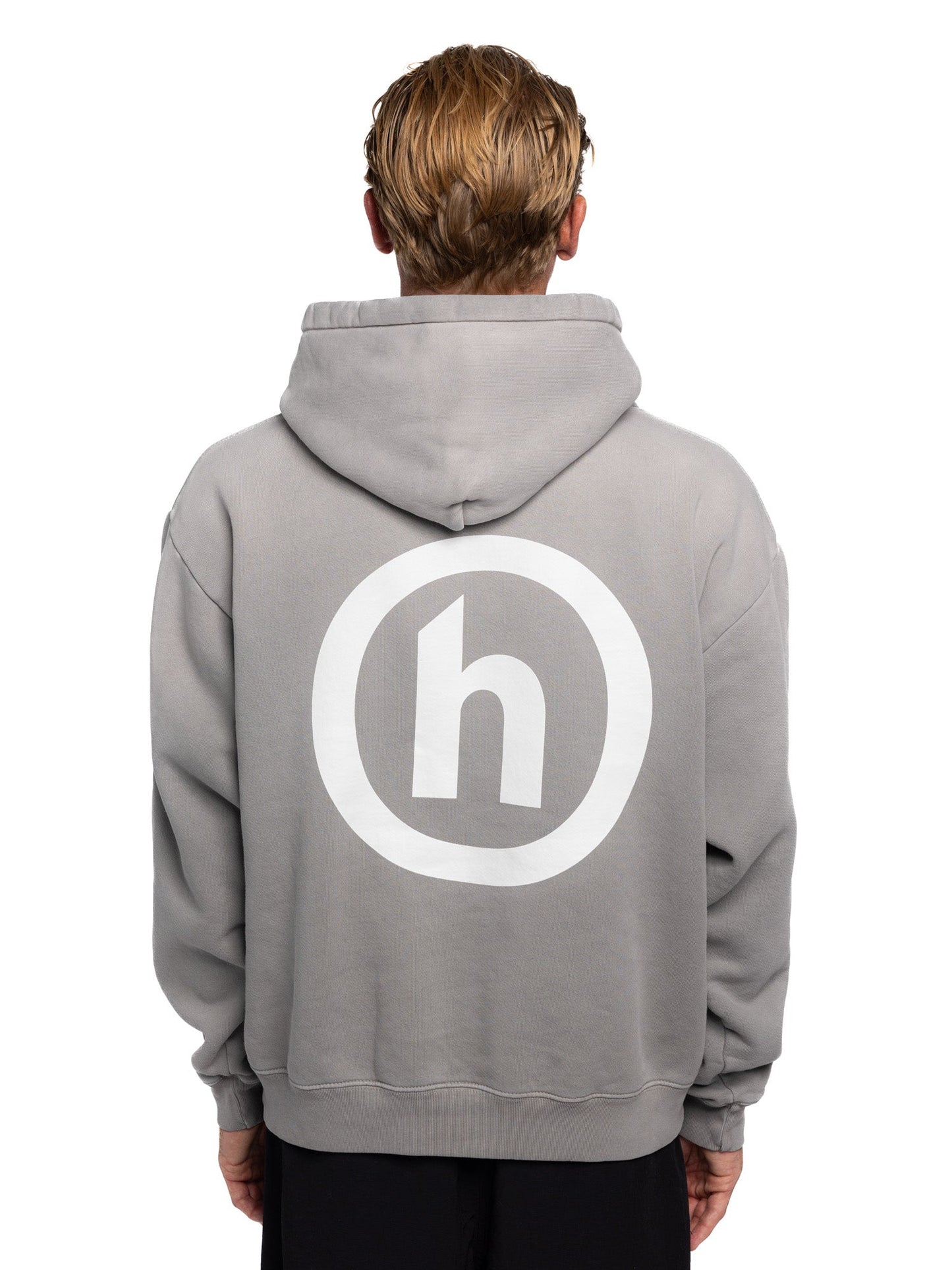 Hidden NY H Logo Hoodie Cool Grey