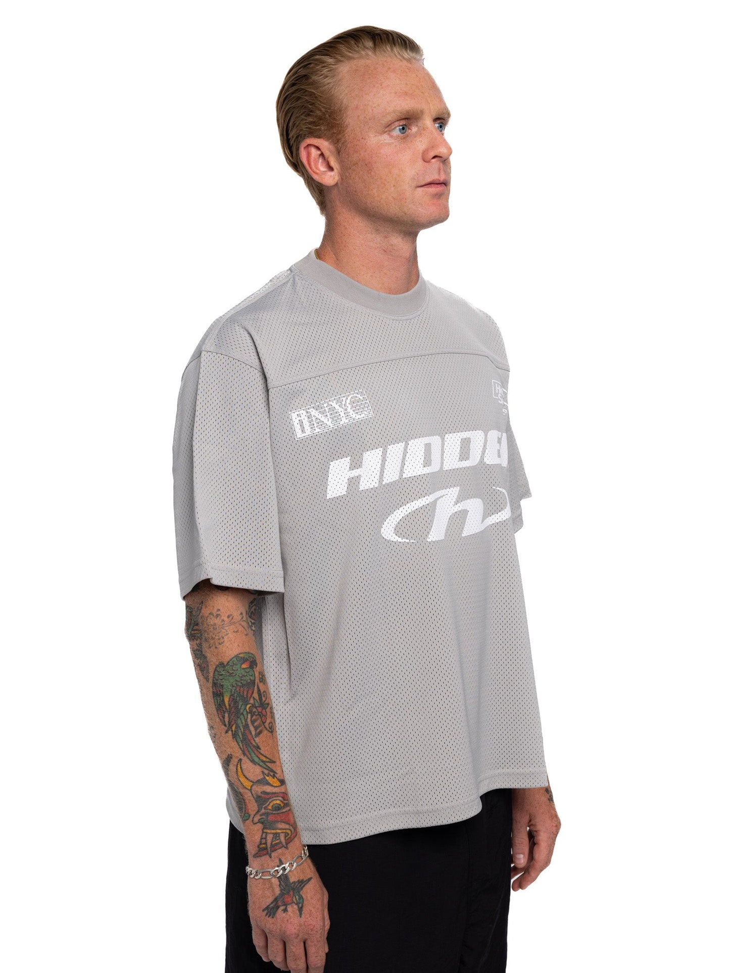 Hidden NY Mesh Jersey Silver