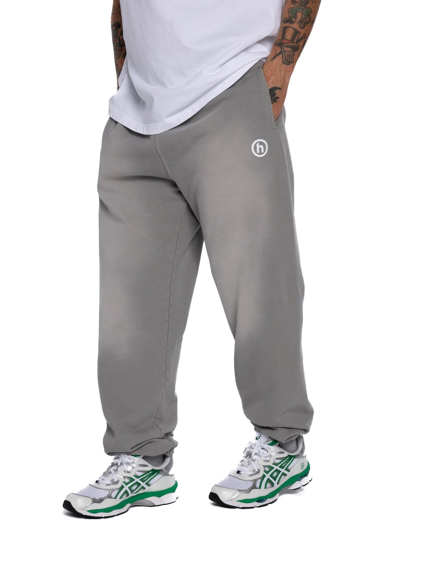 Hidden NY H Logo Sweatpant Cool Grey