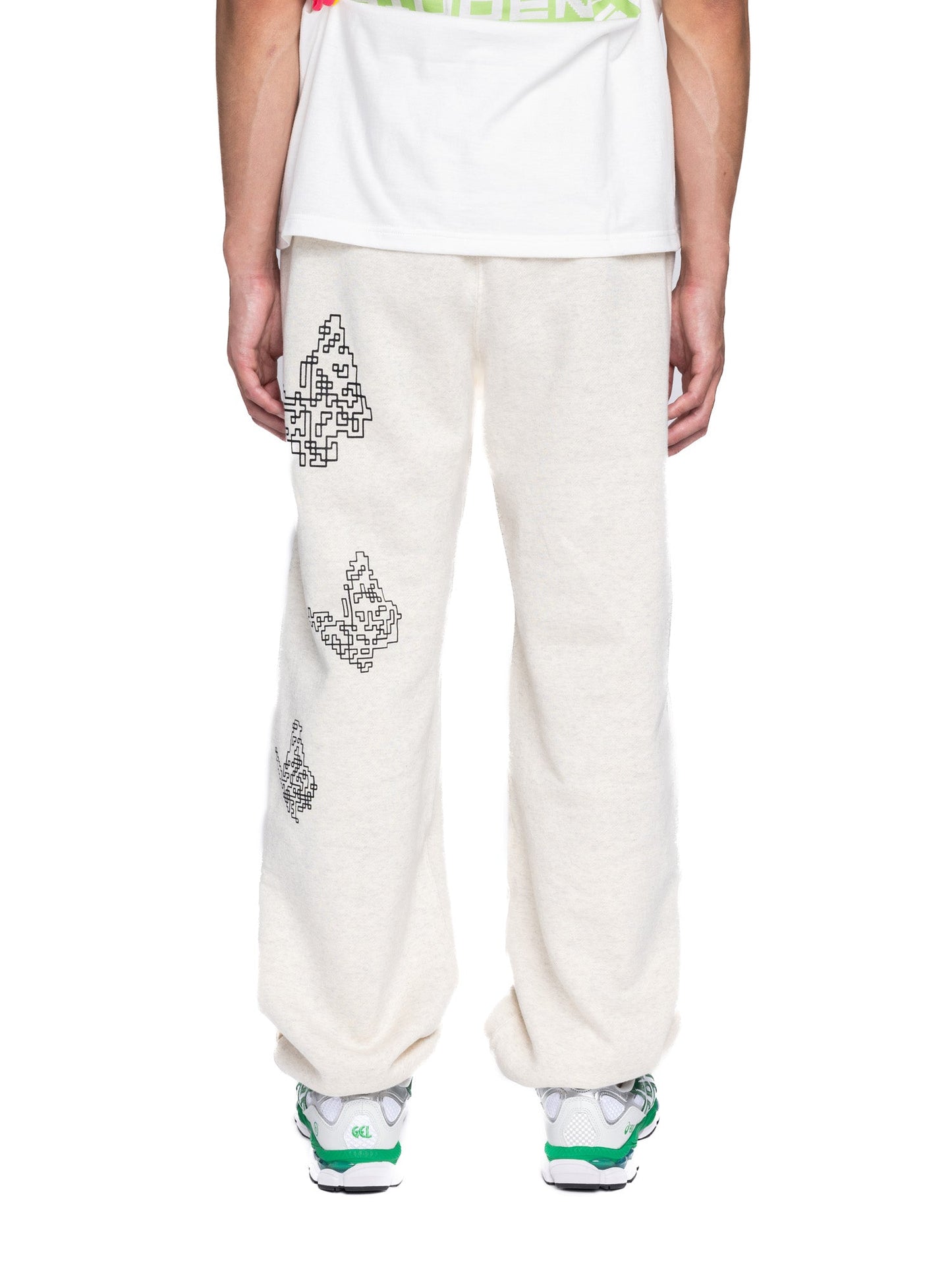 Hidden NY x Needles H Logo Pixel Butterfly Sweatpant Oatmeal