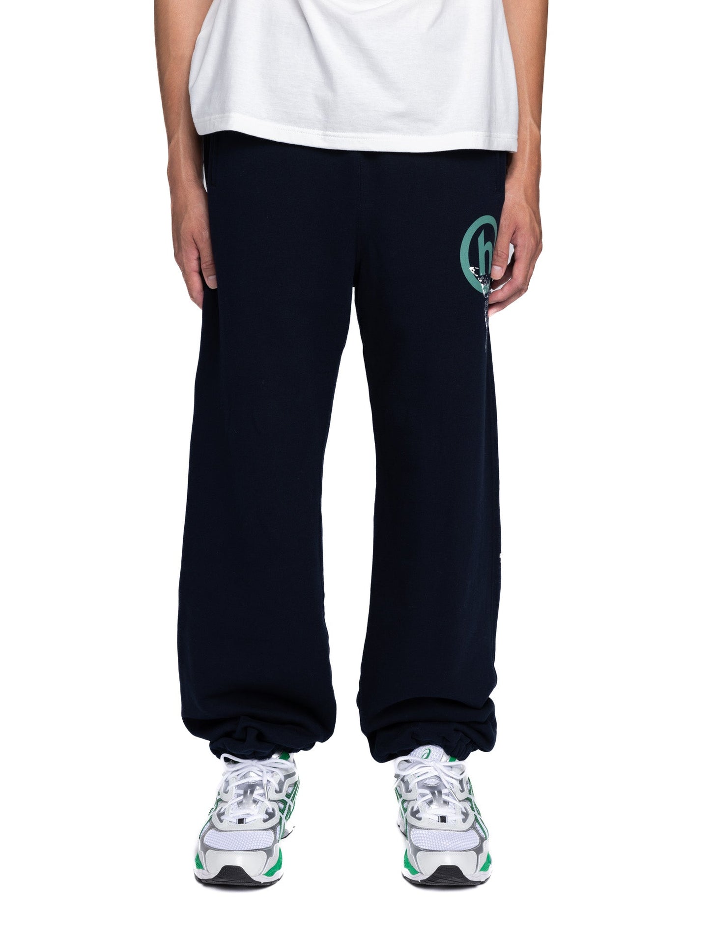 Hidden NY x Needles H Logo Pixel Butterfly Sweatpant Navy