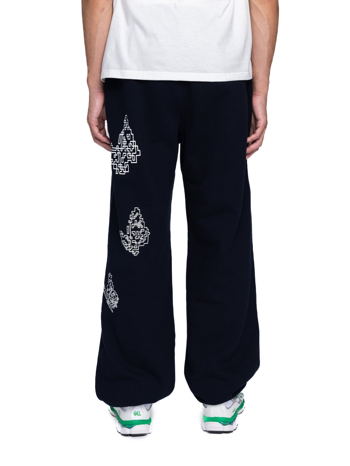 Hidden NY x Needles H Logo Pixel Butterfly Sweatpant Navy