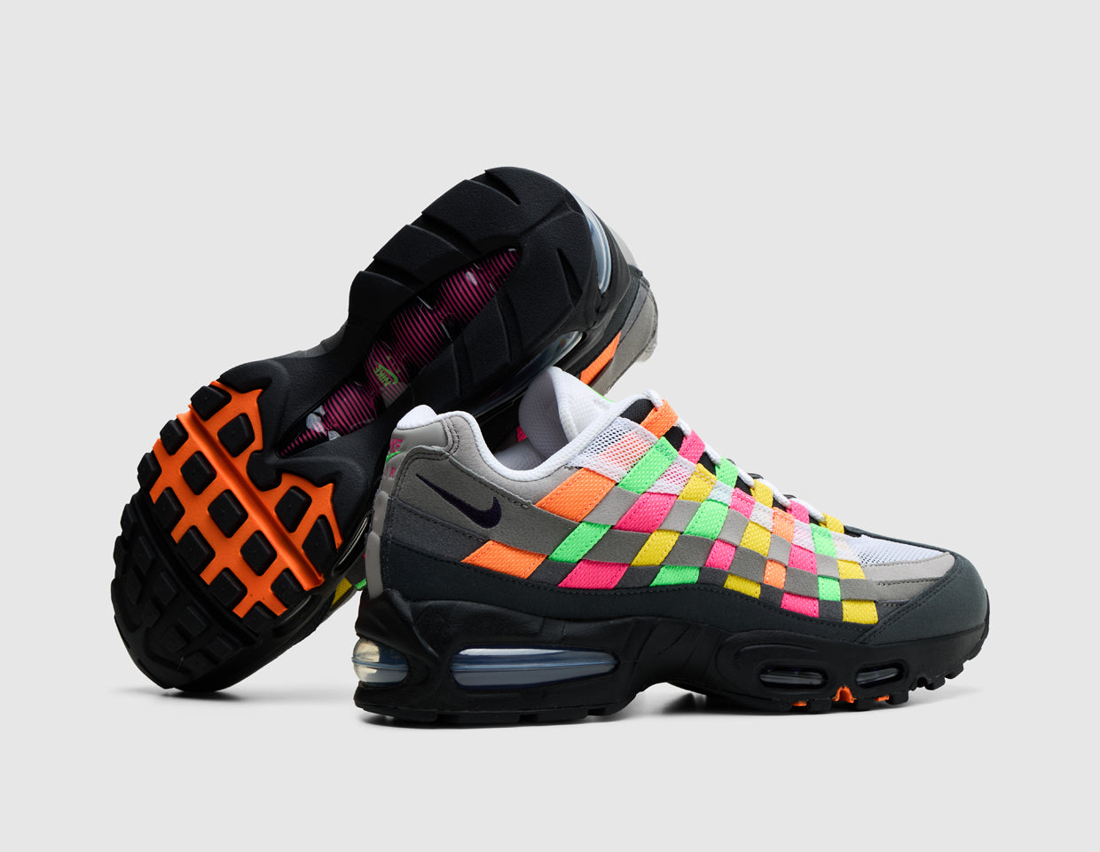 Nike Air Max 95 Big Bubble Woven White / Purple Dynasty - IB3695-100