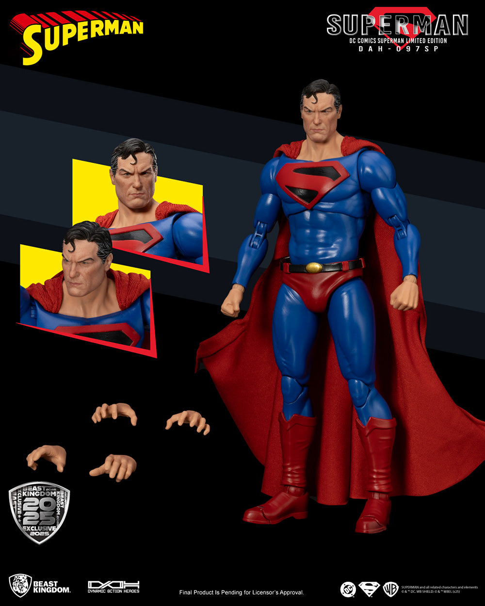 Superman - Beast Kingdom - SDCC 2025 Exclusive - DAH-097SP DC Comics