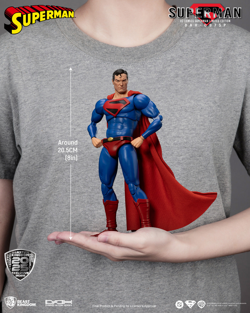 Superman - Beast Kingdom - SDCC 2025 Exclusive - DAH-097SP DC Comics