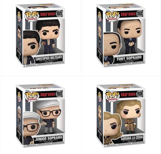 The Sopranos Funko Pop! Vinyl Figure Wave 2 - Complete Set of 4