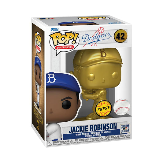 (CHASE VARIANT) MLB Legends Brooklyn Dodgers Jackie Robinson Funko Pop! Vinyl Figure #42