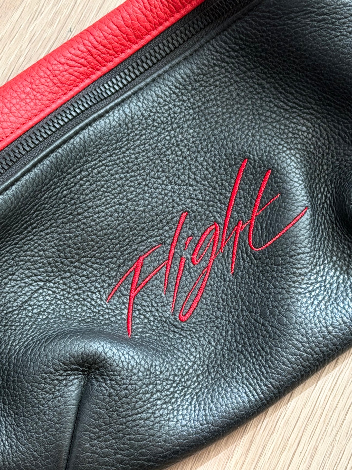 Just Don x Air Jordan 2018 LA All-Star Exclusive Leather Flight Hip Bag
