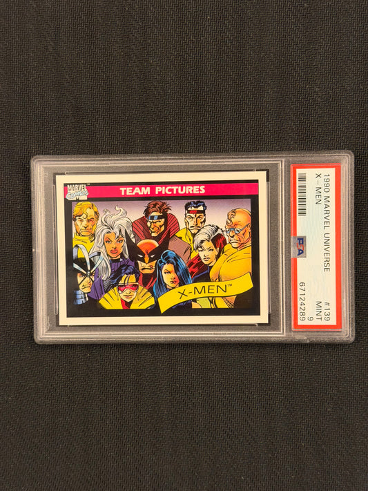 1990 Marvel Universe Team Pictures - X-Men #139 PSA 9
