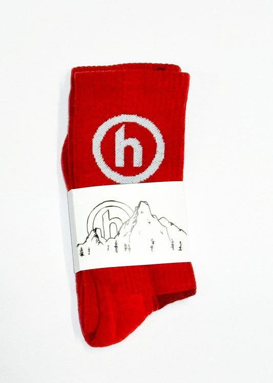 Hidden NY Red/Grey Classic Socks