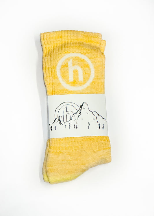 Hidden NY Yellow Heather Socks