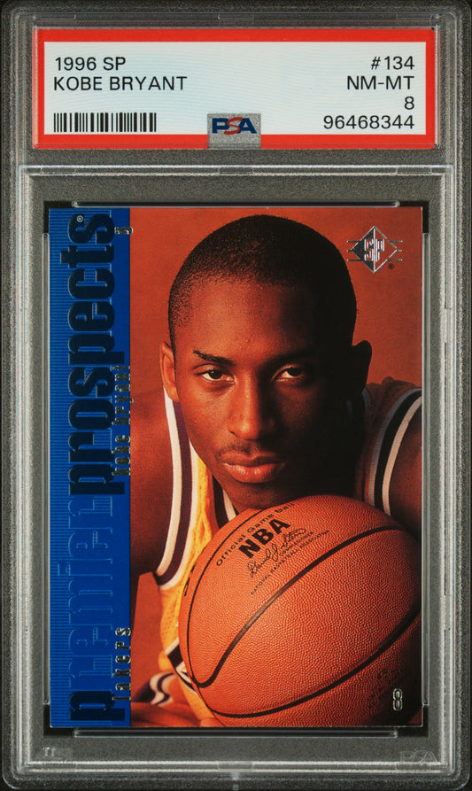 1996-97 SP - [Base] - Kobe Bryant - 134 - Rookie Card - PSA Graded Card