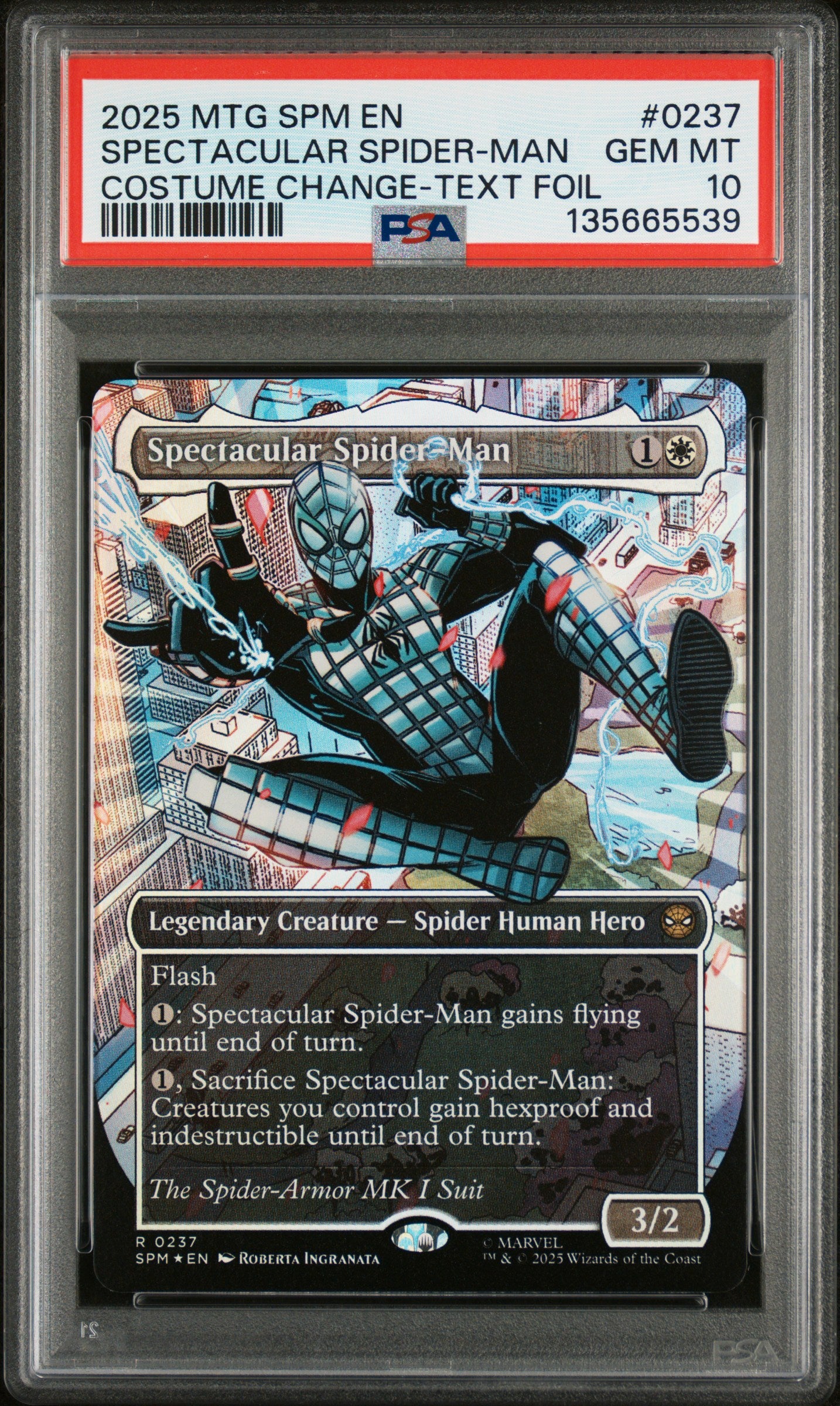 Magic The Gathering Marvel's Spider-Man Spectacular Spider-Man #0237 PSA 10