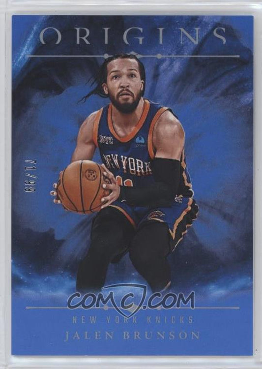 2024-25 Panini Origins - Blue - Jalen Brunson #57 - Limited to #/99 - Ungraded Raw Card