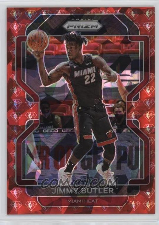 2021-22 Panini Prizm - NBA 75th Anniversary Diamond Prizm - Jimmy Butler #236 - Limited to /75 - Ungraded Raw Card