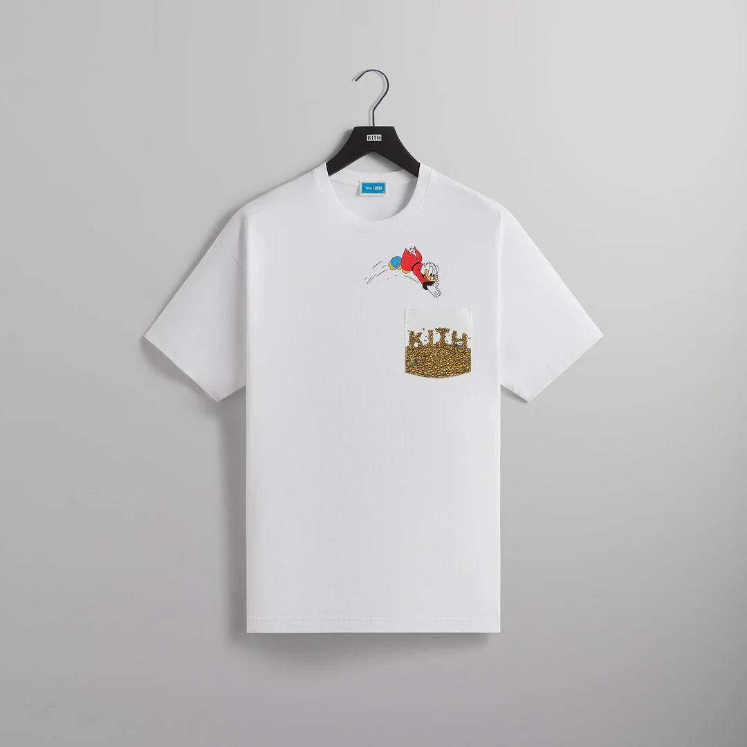 Disney | Kith For Donald Duck Scrooge Coins Tee White