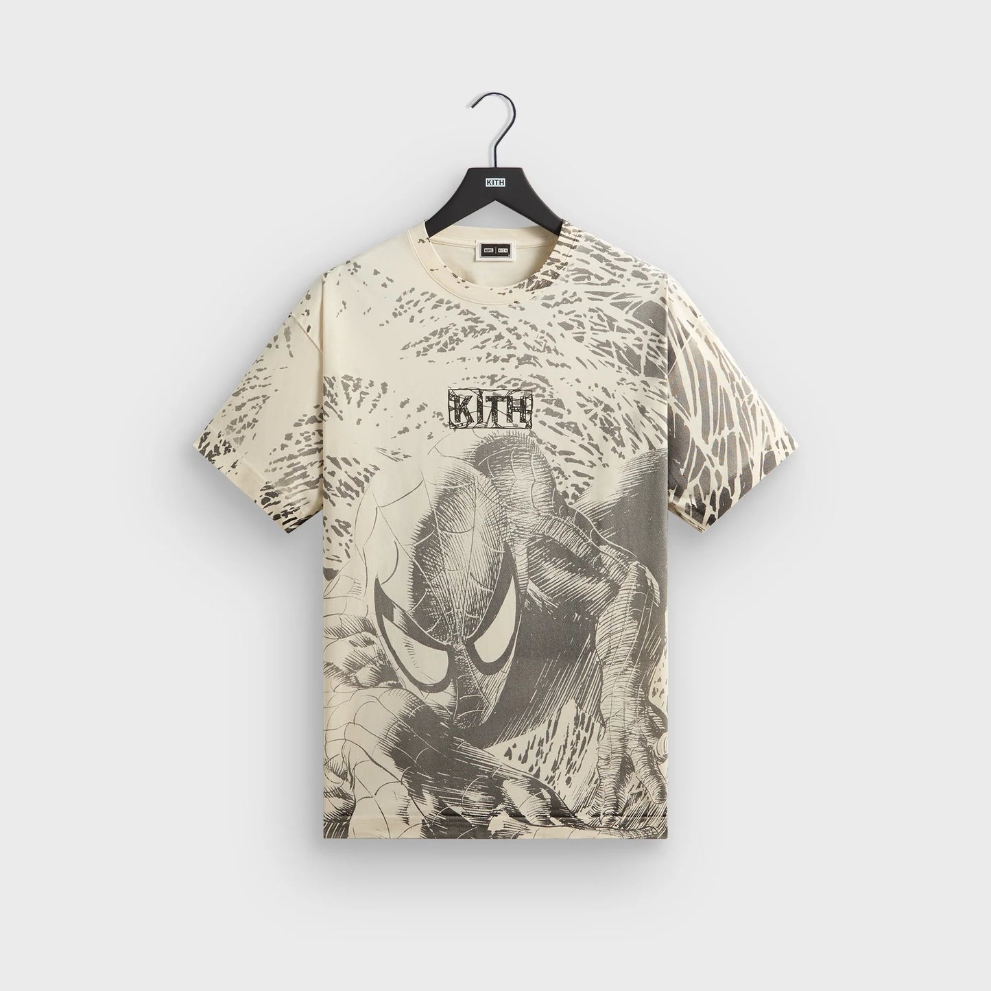 Marvel x Kith Spiderman All-Over Printed Vintage Tee