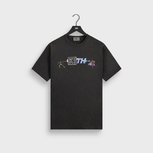 Marvel | Kith Cyclops vs. Magneto Vintage Tee - Black