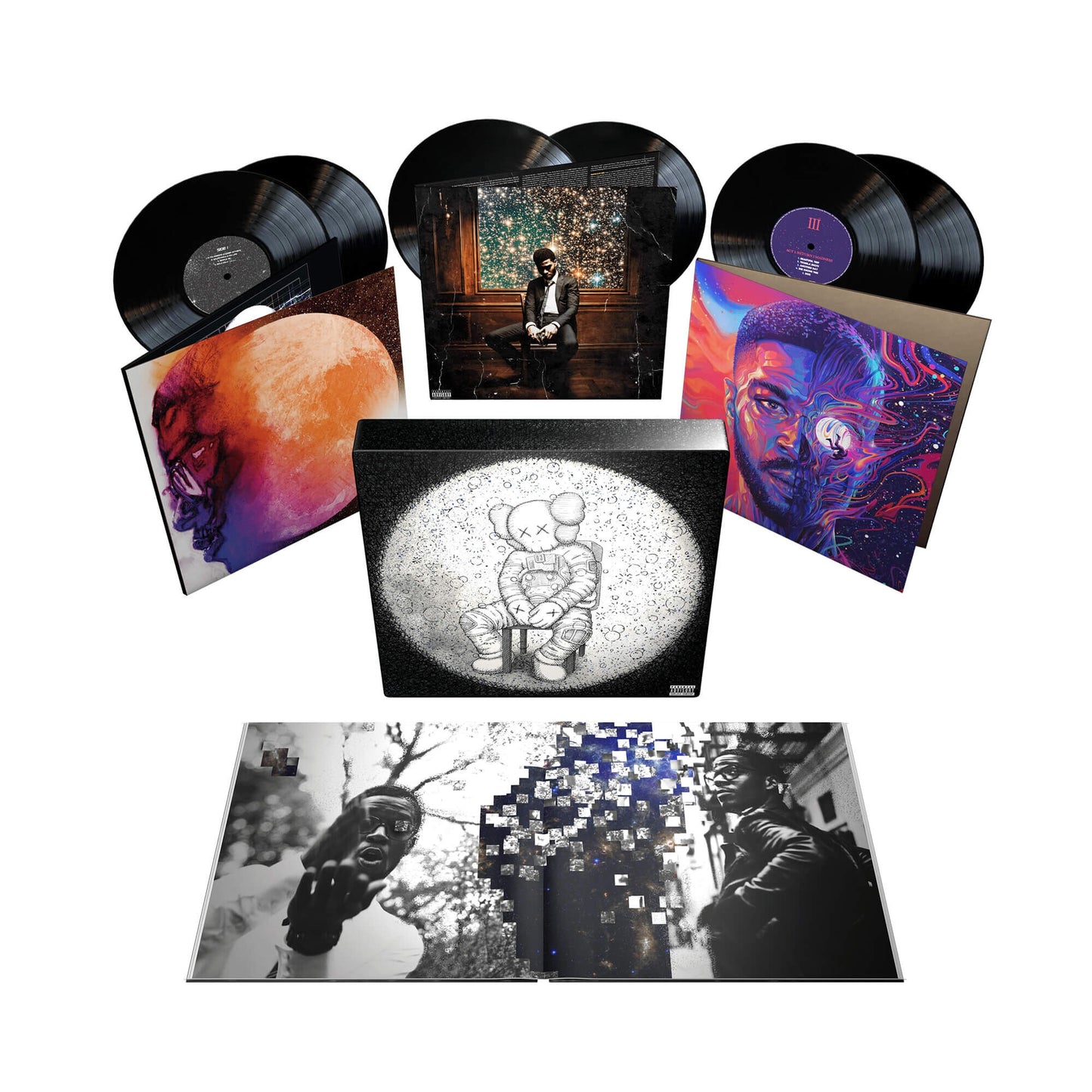 Kid Cudi x KAWS - MOTM Man on the Moon Trilogy Vinyl Box Set