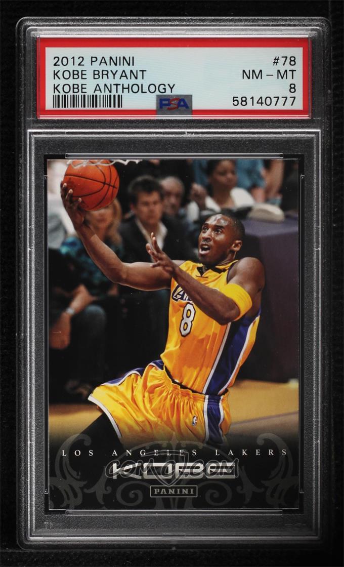2012-13 Panini Kobe Anthology - Kobe Bryant - PSA Graded Card - #78 ...