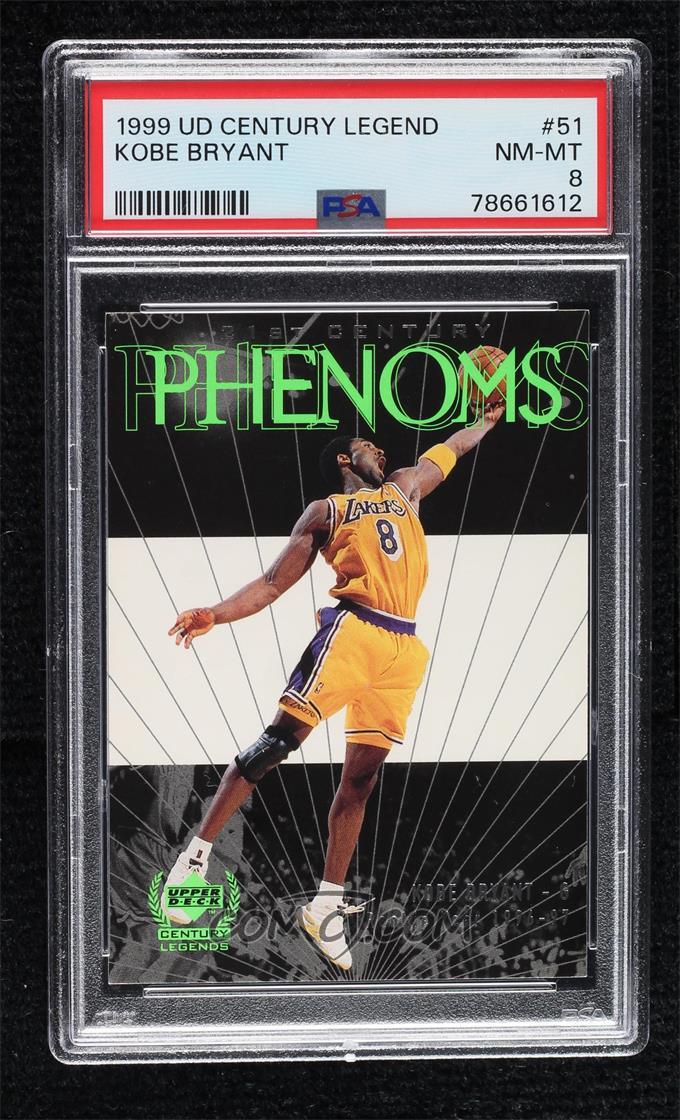 1998-99 Upper Deck - Century Legends - Kobe Bryant - PSA Graded Card -  #51 - Mamba Day