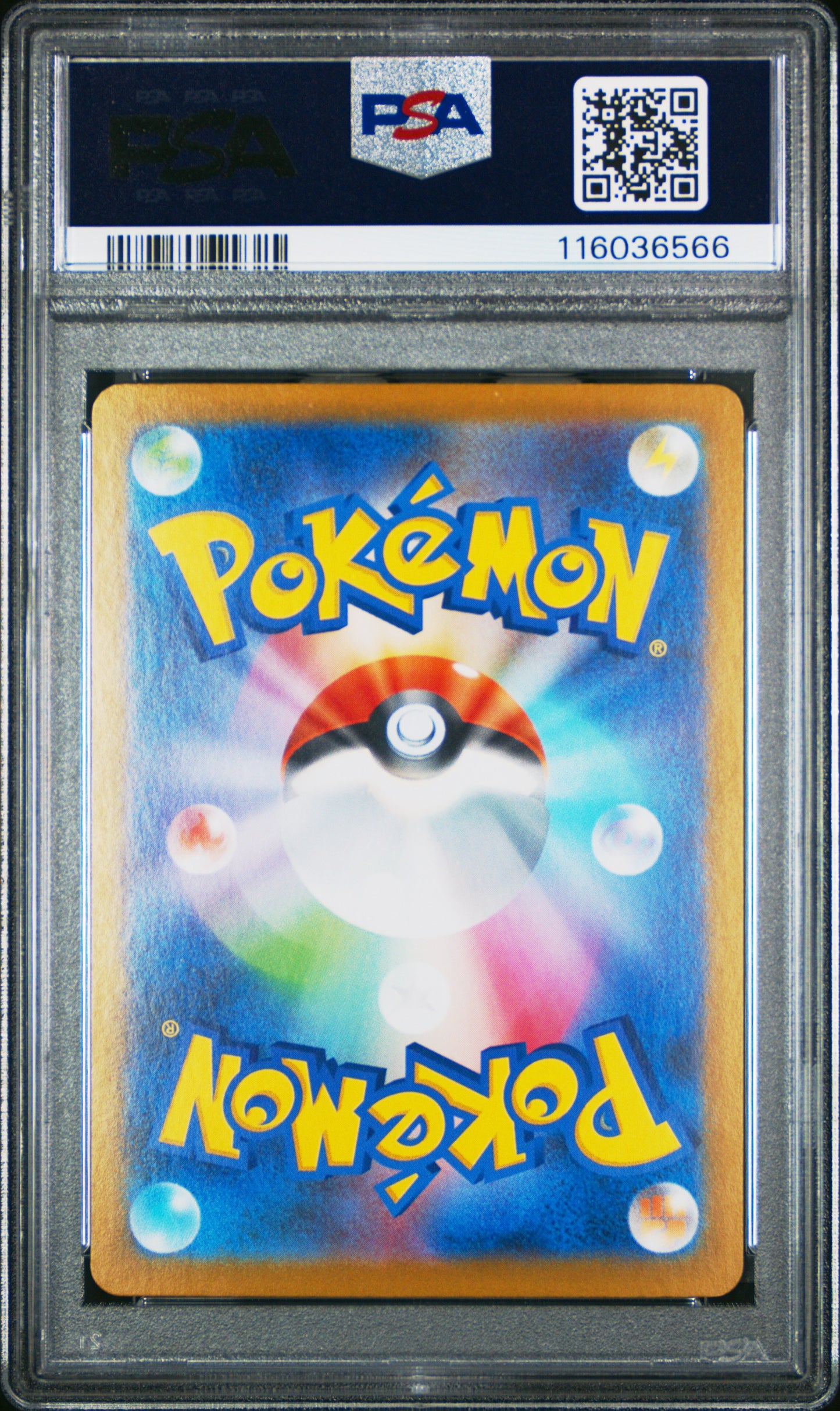 Ethans Ho-Oh ex PSA 9 Back - Cert #116036566