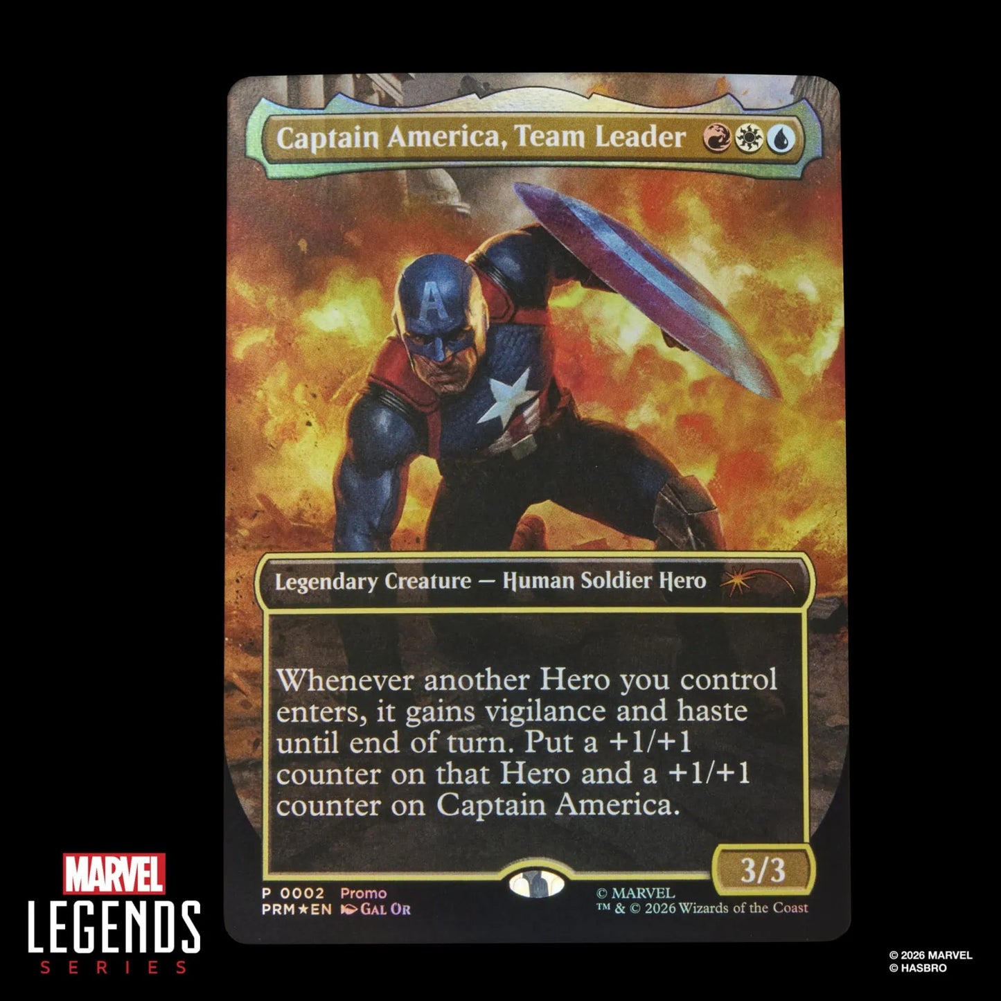 Marvel Legends x Magic: The Gathering - Set of 3 Figures + Promo Cards - Captain America, Doctor Doom 2099, Malice (PRE-ORDER FALL 2026)